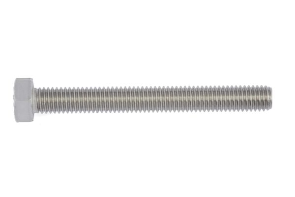 Cabeza hexagonal con rosca completa acero inoxidable A2 50, A2 70 sin recb