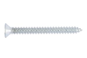 Tornillo rosca chapa, cabeza avellanada acero. H forma C
