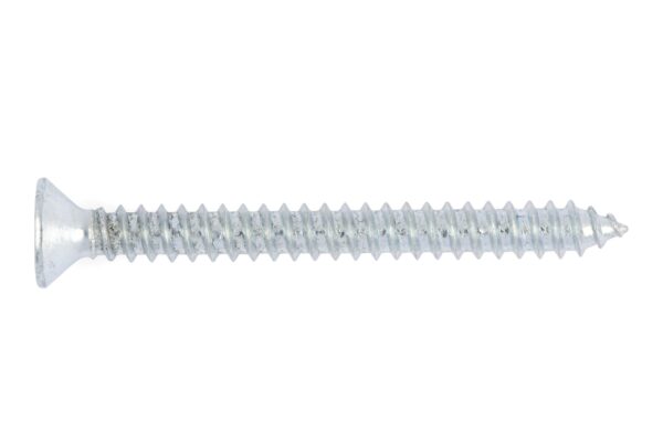 Tornillo rosca chapa, cabeza avellanada acero. H forma C