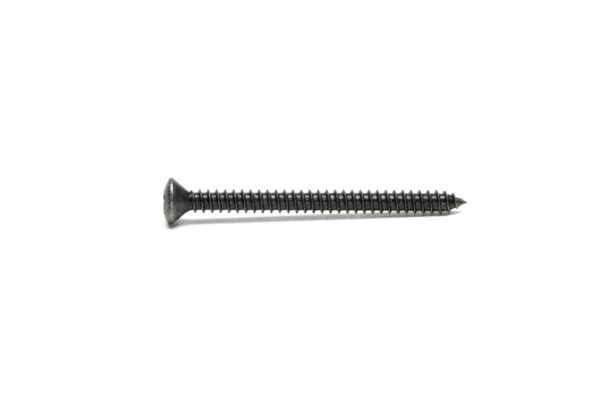 013748 38 Tor. rosca chapa, cab. avell. gota sebo acero negro H, forma C con punta