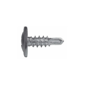Tor. autoperf., cabeza alomada con brida Acero galv. brida H dientes interiores