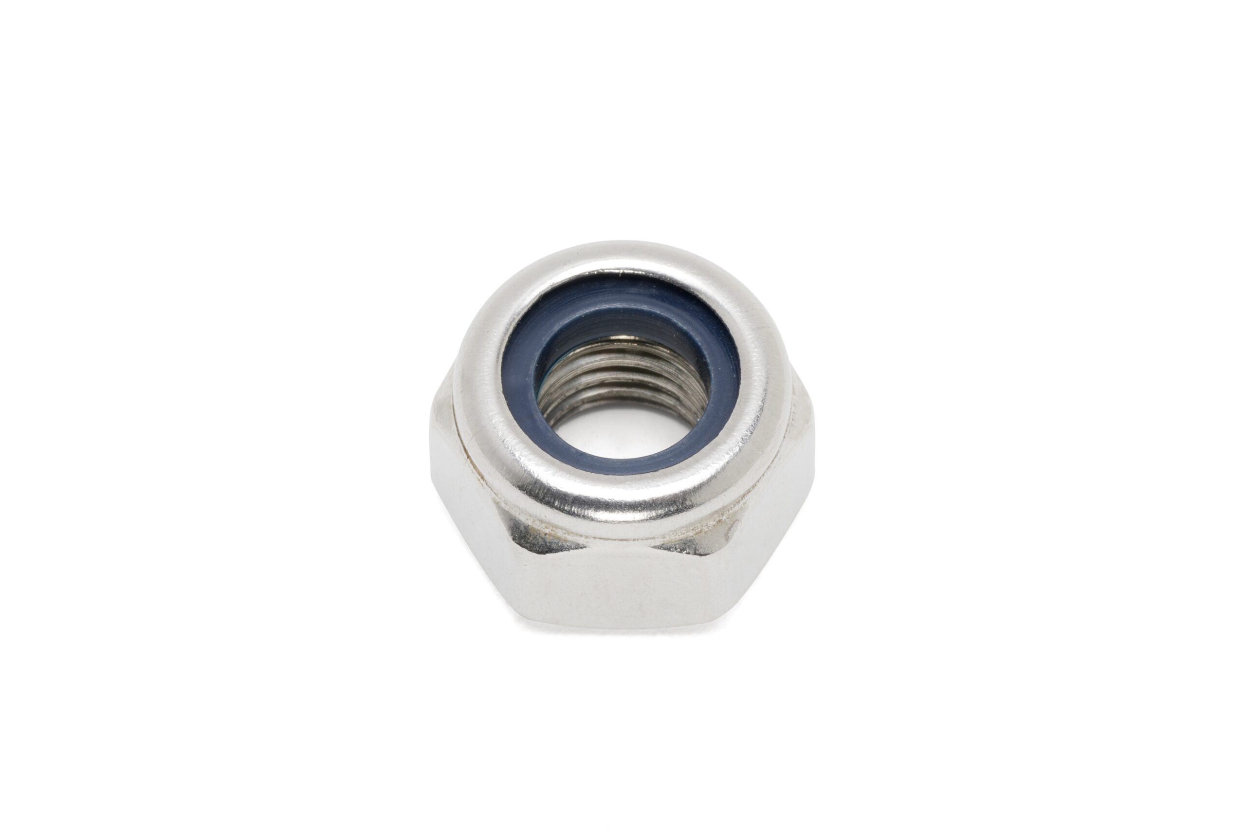 Tuerca hex., autobloqueo, perfil alto acero inoxidable A2