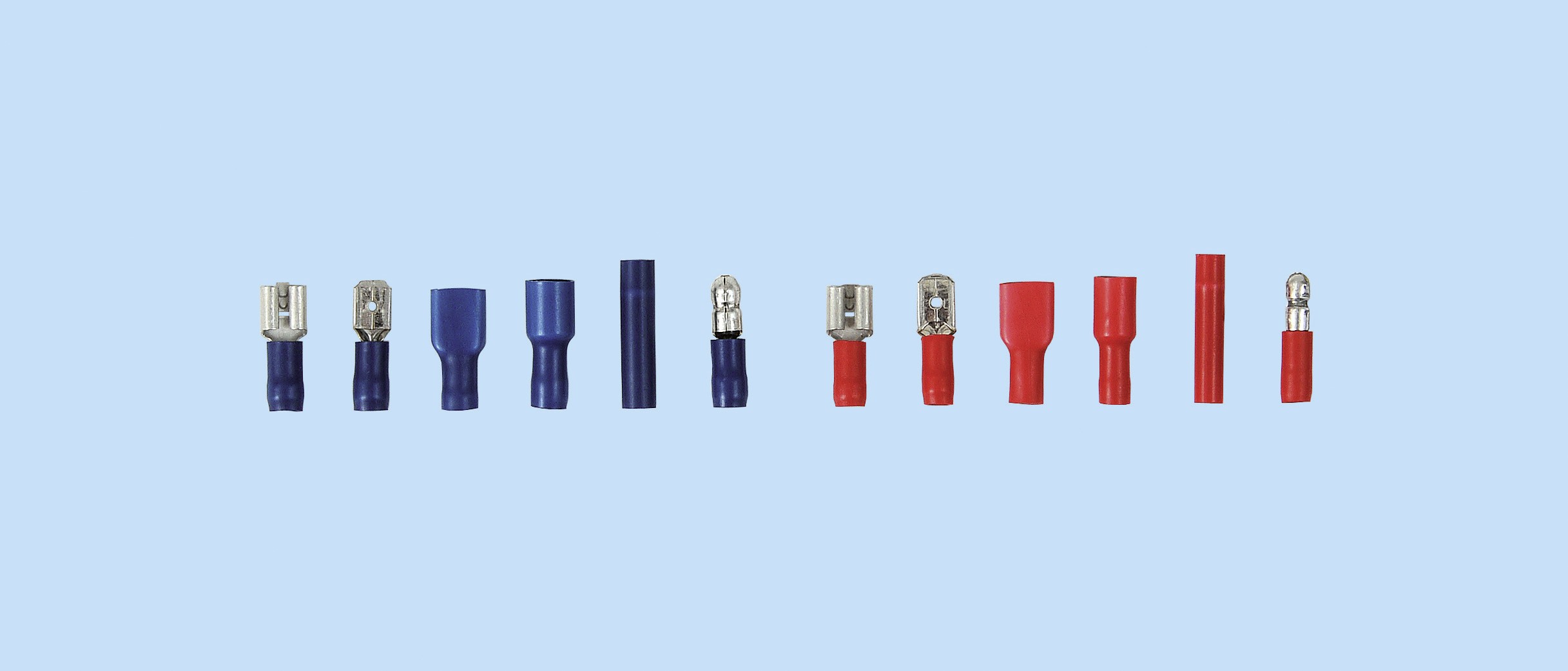Conector de lengüeta, aislado