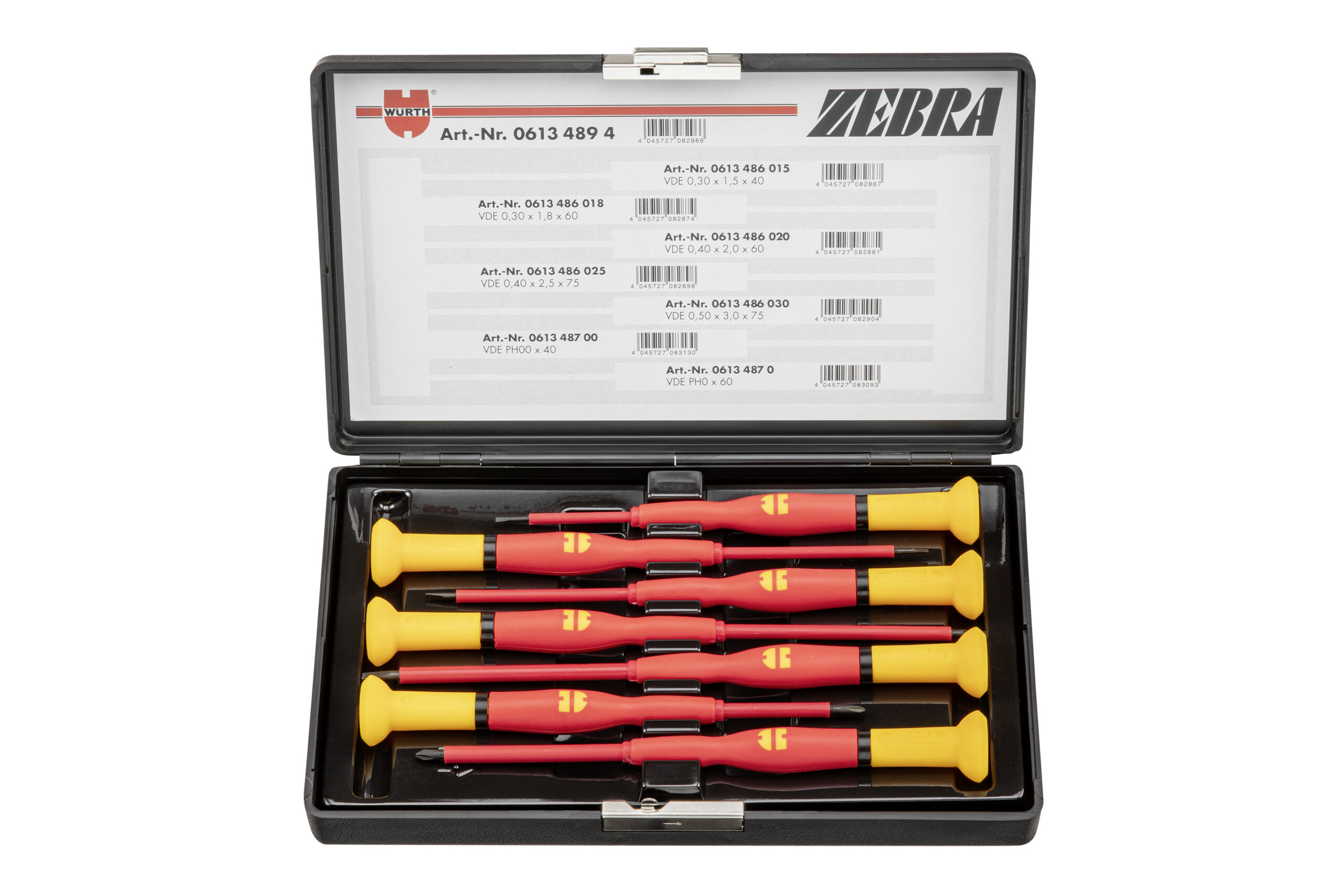 Set destornilladores mecán. prec. VDE SL/PH 7 pz