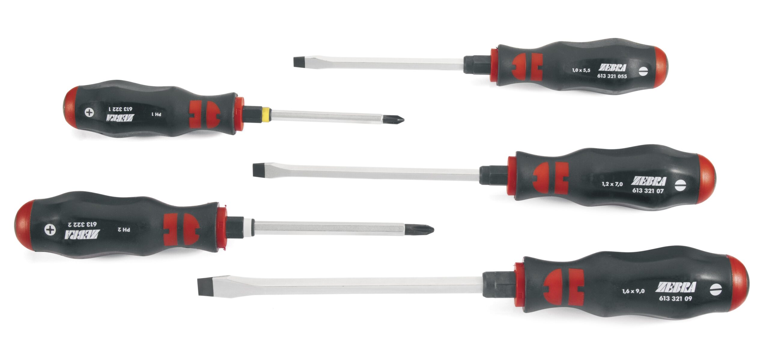 Set destornillad., varilla hexagonal, PH/plano, 5 pzs
