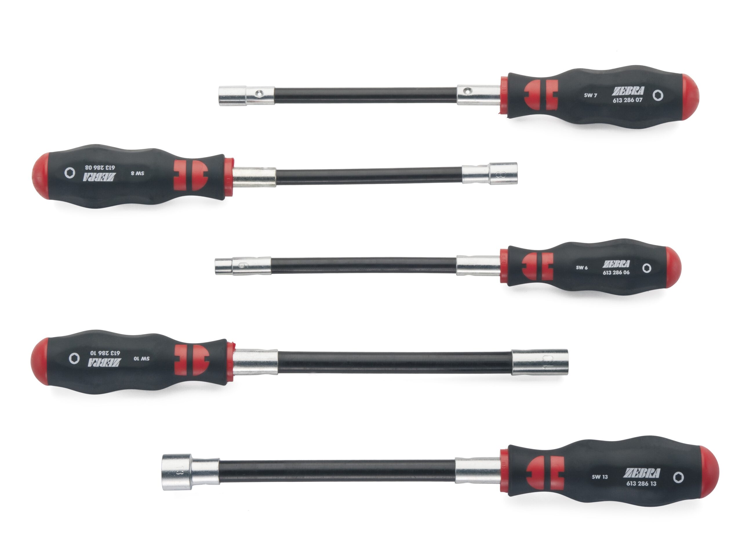 Set destornilladores con varilla flexible, 5 pz