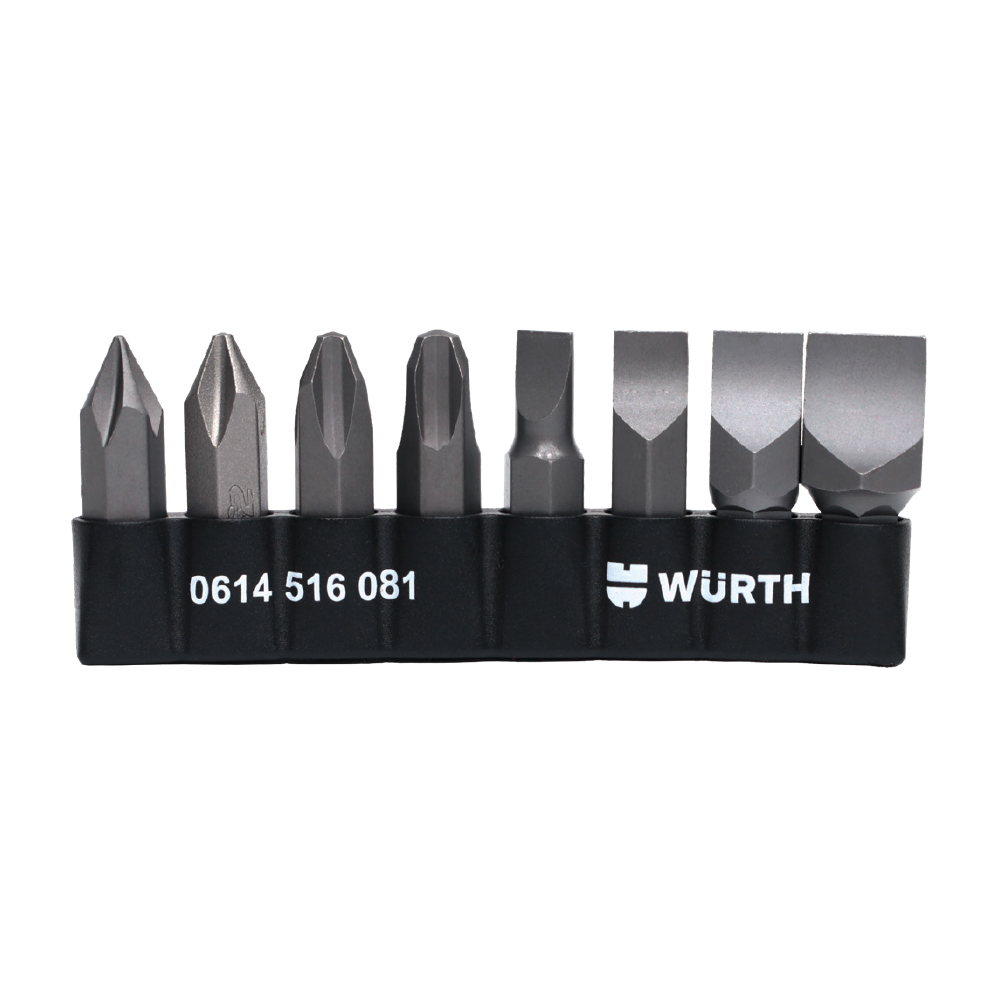 Set puntas 5/16 pulg. SL+PH 8 pz