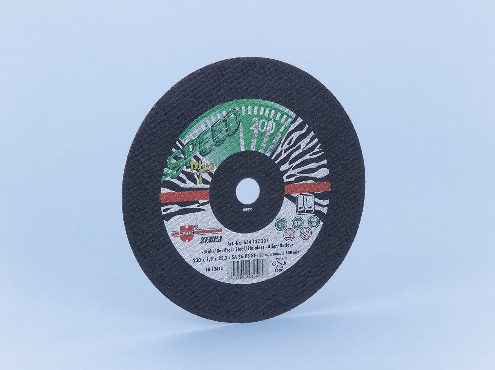 Disco de corte SPEED para acero inoxidable