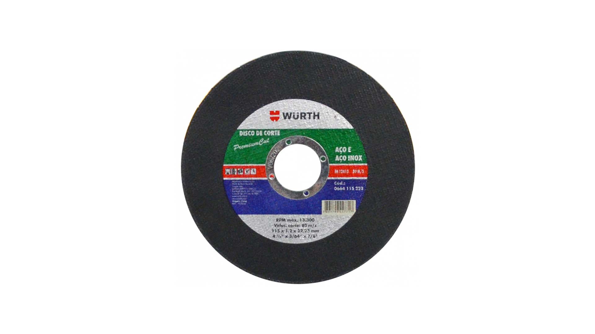 Disco de corte para acero y acero inox PREMIUM CUT