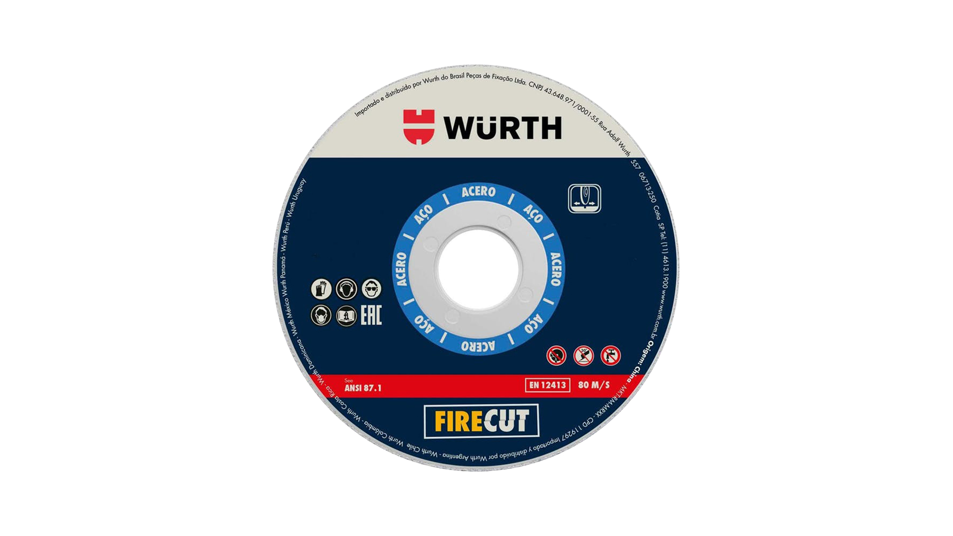 Disco de corte para acero FIRE CUT