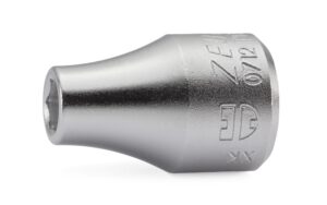 Llave de vaso de 1/2" hexagonal corta