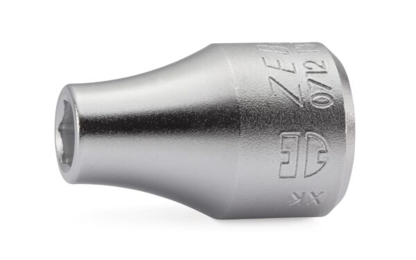 Llave de vaso de 1/2" hexagonal corta