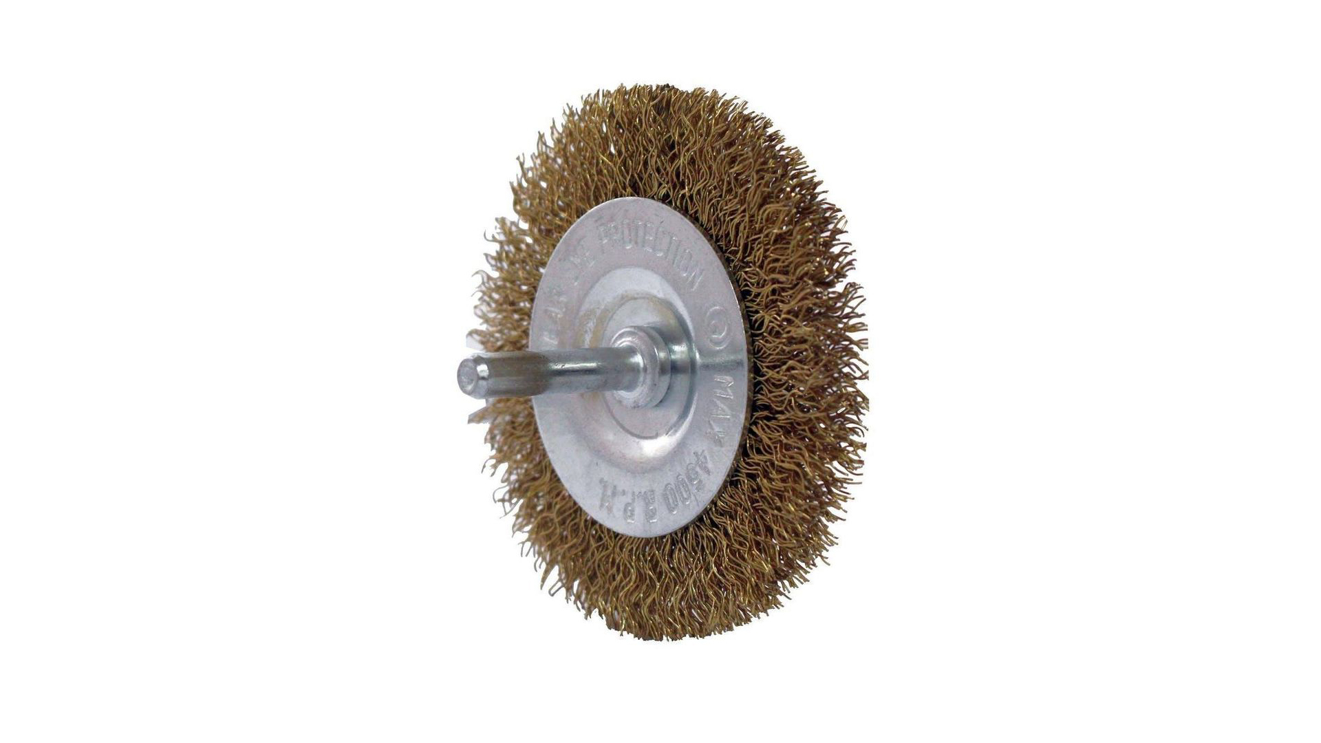 Cepillo circular p. acero inox. alambre ondulado