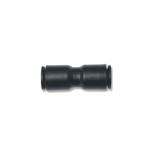 Conector de paso recto, plástico