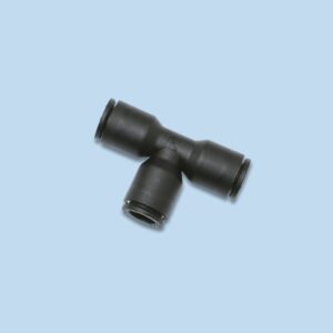 Conector enchufable de plástico en forma de T