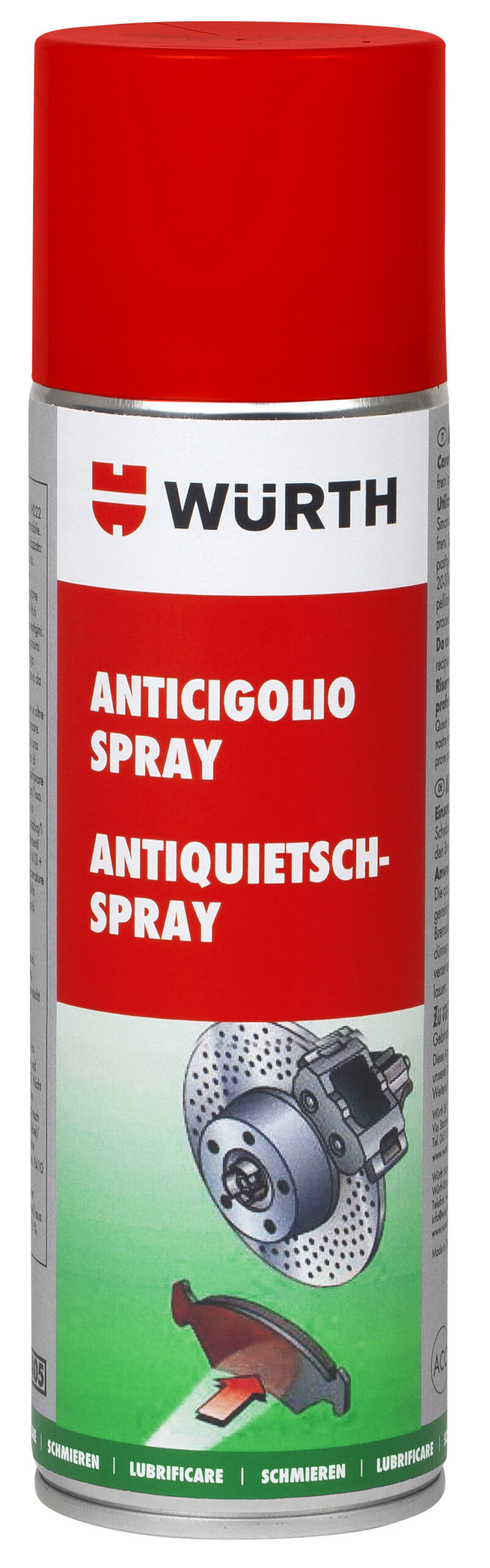 Spray antichirridos para frenos