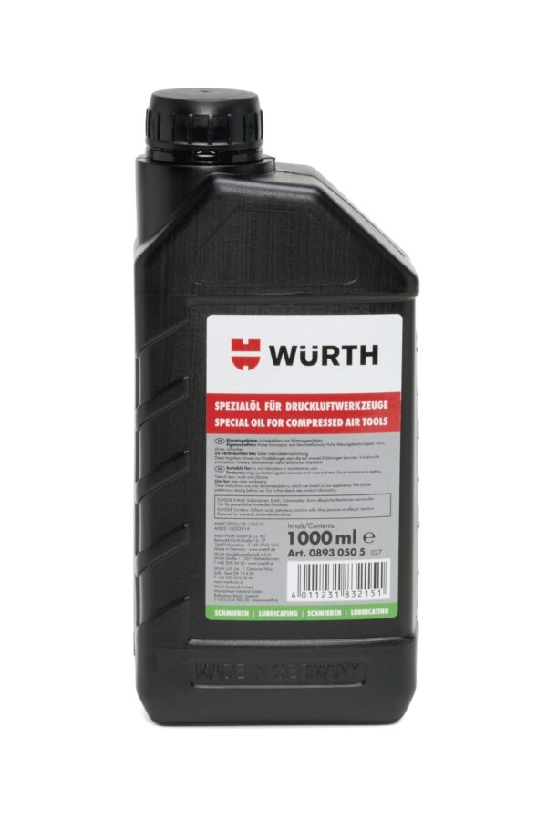 Aceite especial para herramientas neumáticas