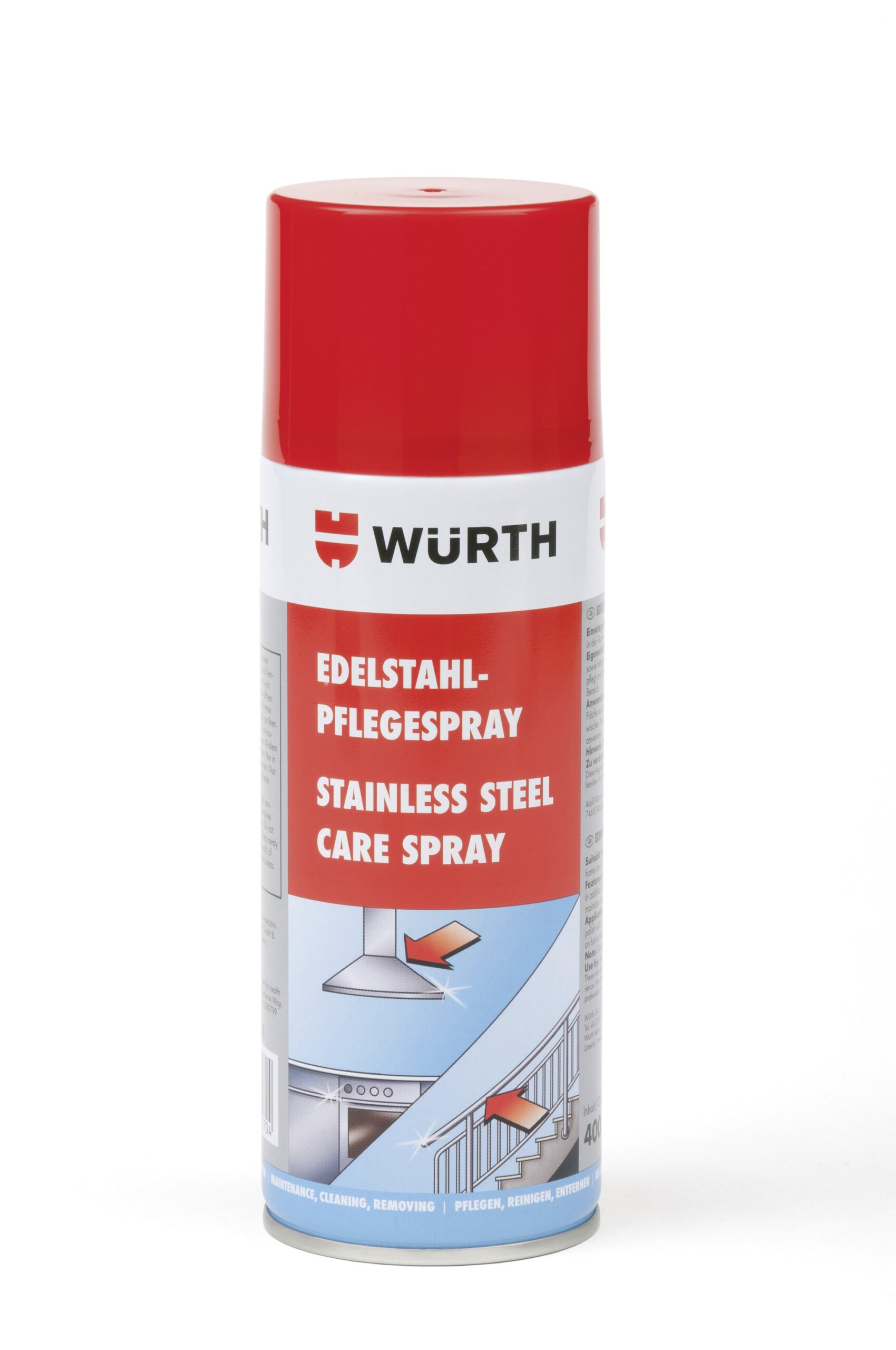 Aerosol para el cuidado de acero inoxidable