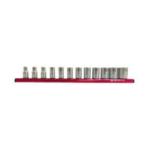 Surtido de llaves de vaso de 1/4 pulg. 12 pz