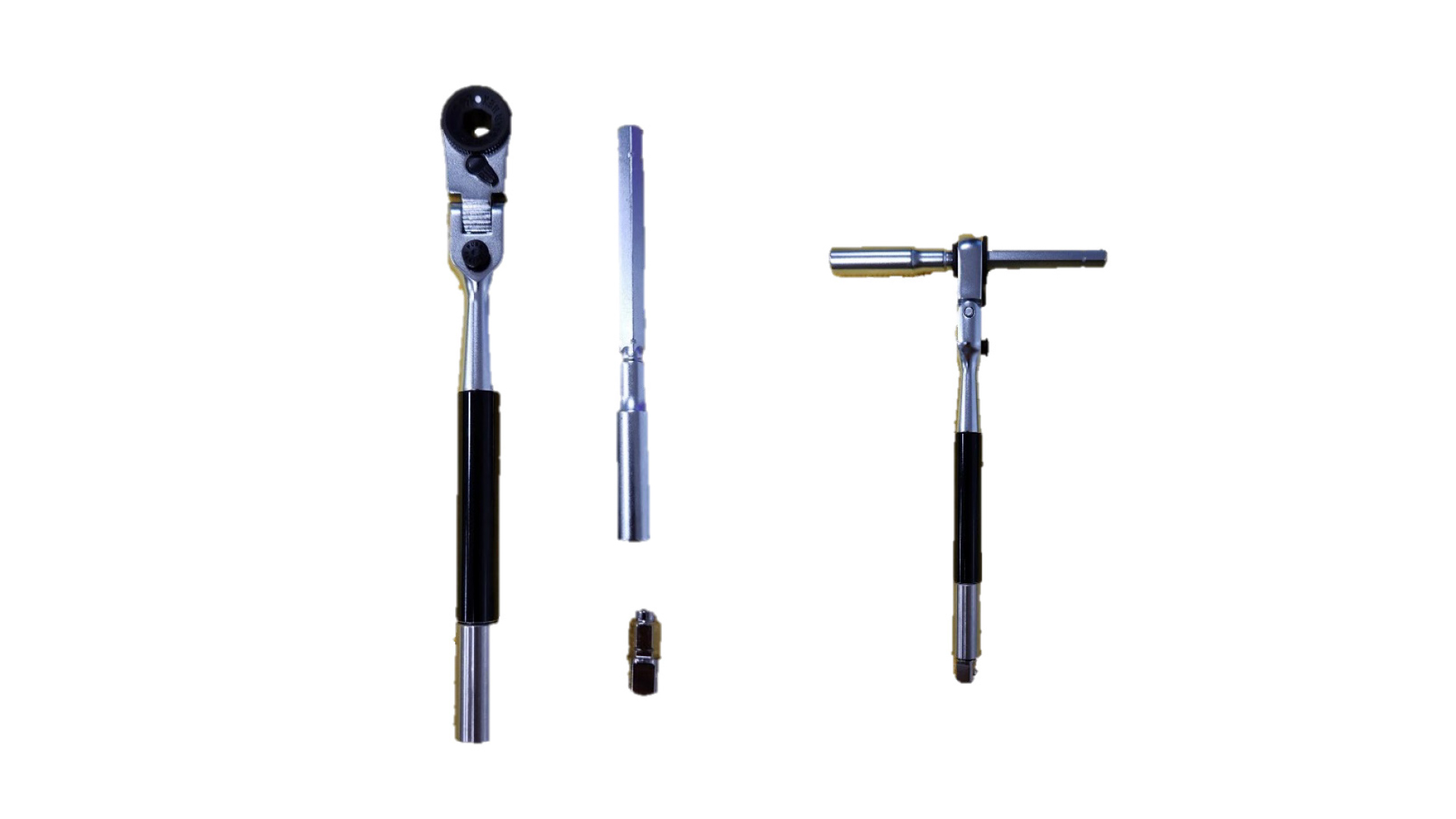 Set llave carraca en T 3 pz