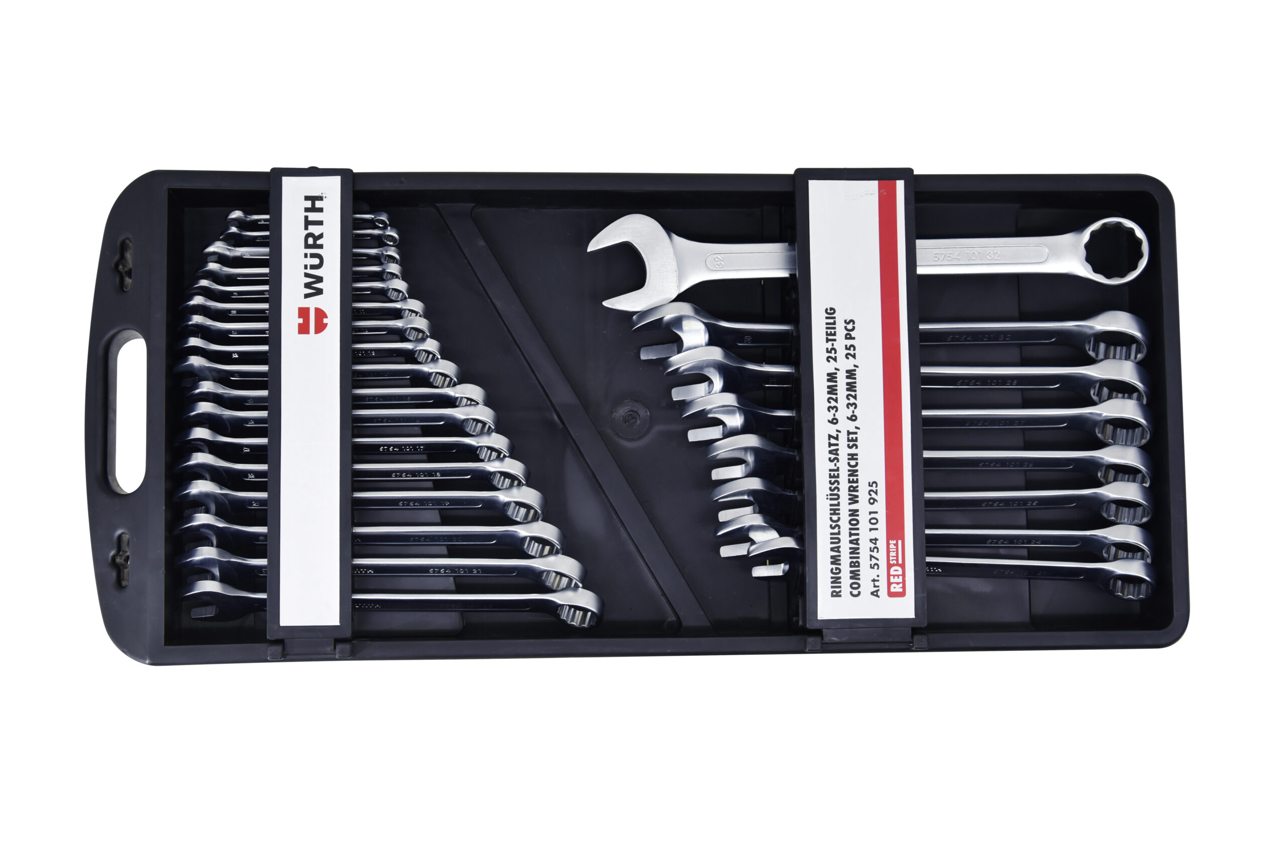 Surtido llave combinada corta 25 pzs REDSTRIPE