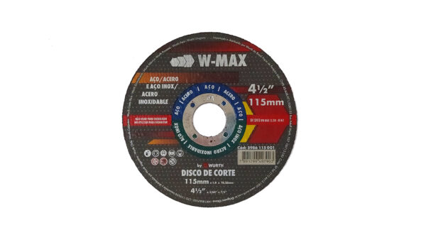 5986212156 Disco de corte para acero W-MAX RUSH