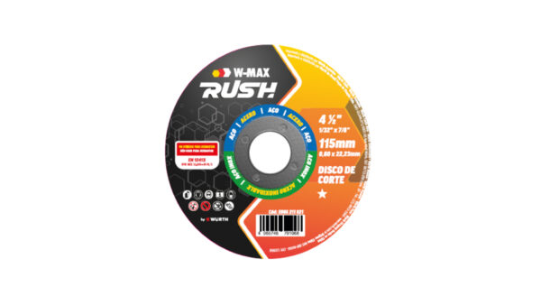 Disco de corte para acero inoxidable W-MAX RUSH